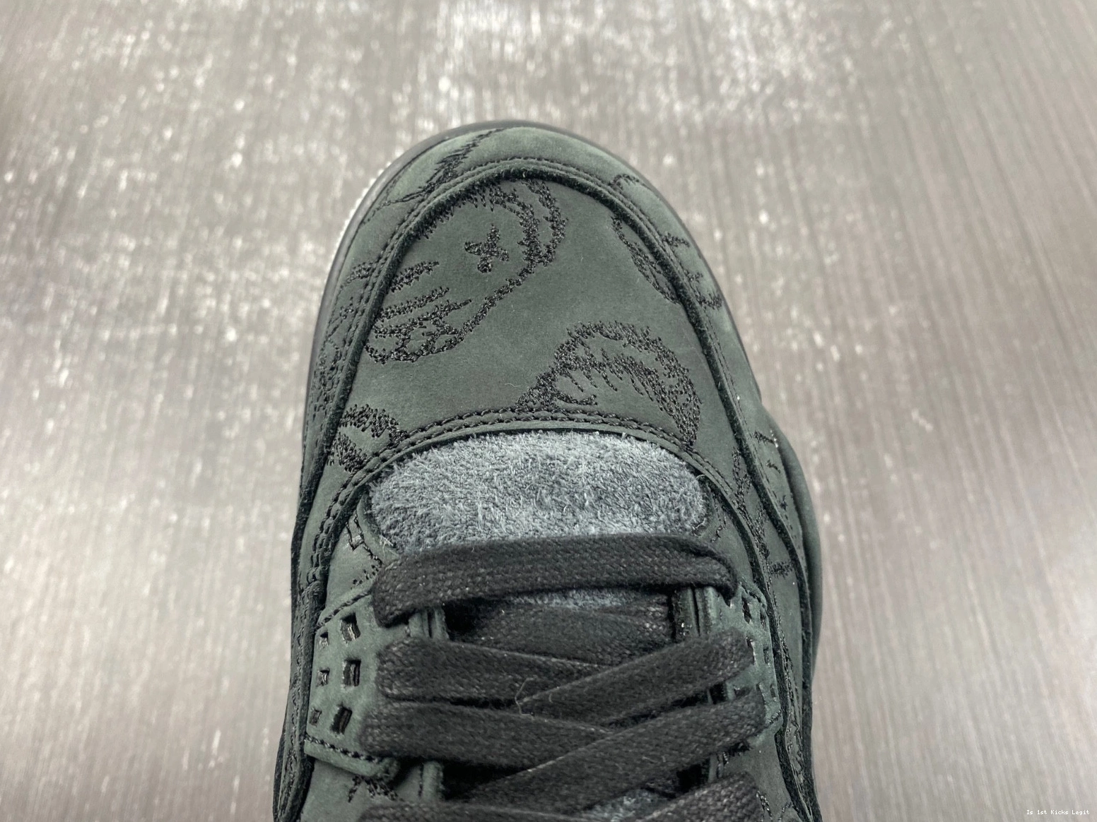 930155 'Black' Retro Air 001 KAWS 4 Jordan x - 0929